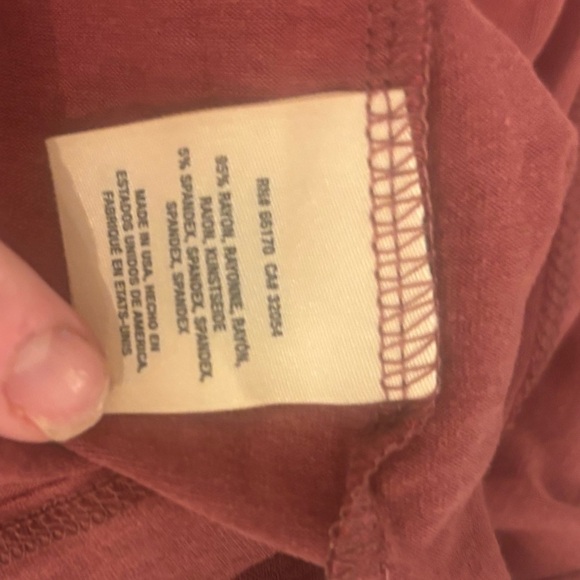 NWT Anthropologie Ella Mae Rouge/ Red Tie Front Dress Size XS. - Picture 4 of 7